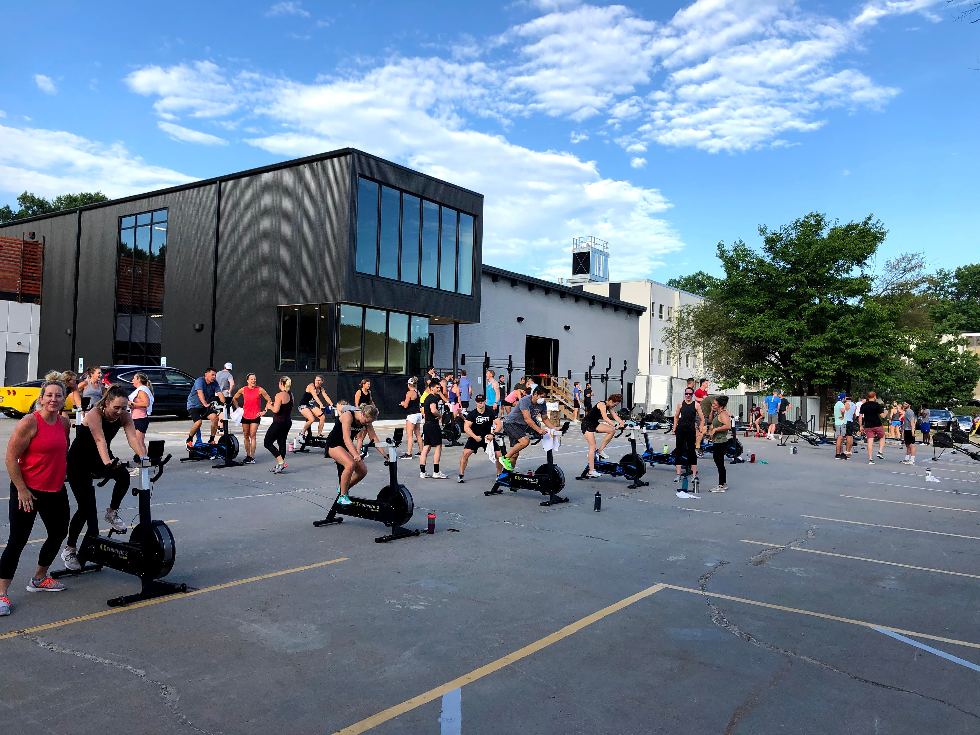 Dri Tri outdoor event at 2020FIT