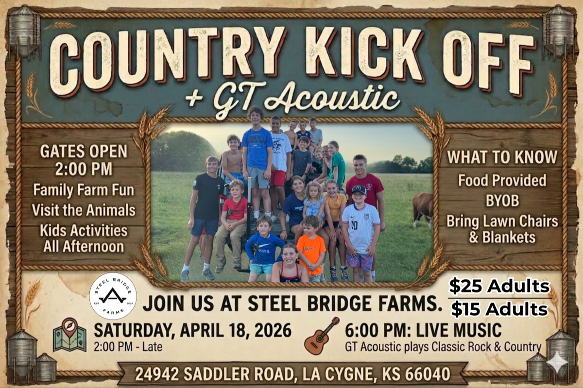 Country Kick Off + GT Acoustic at Steel Bridge Farms